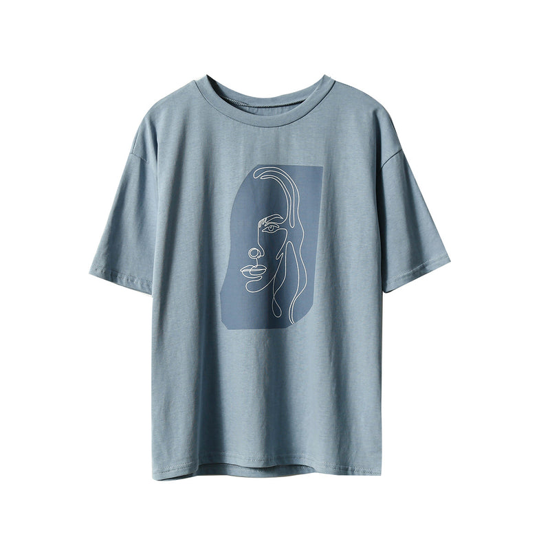 Emily Abstract Tee