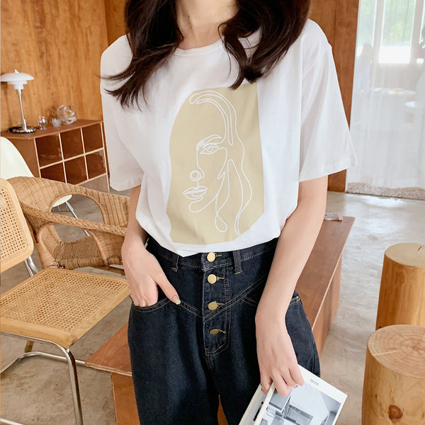 Emily Abstract Tee