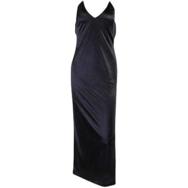 Unveil Satin Maxi Dress