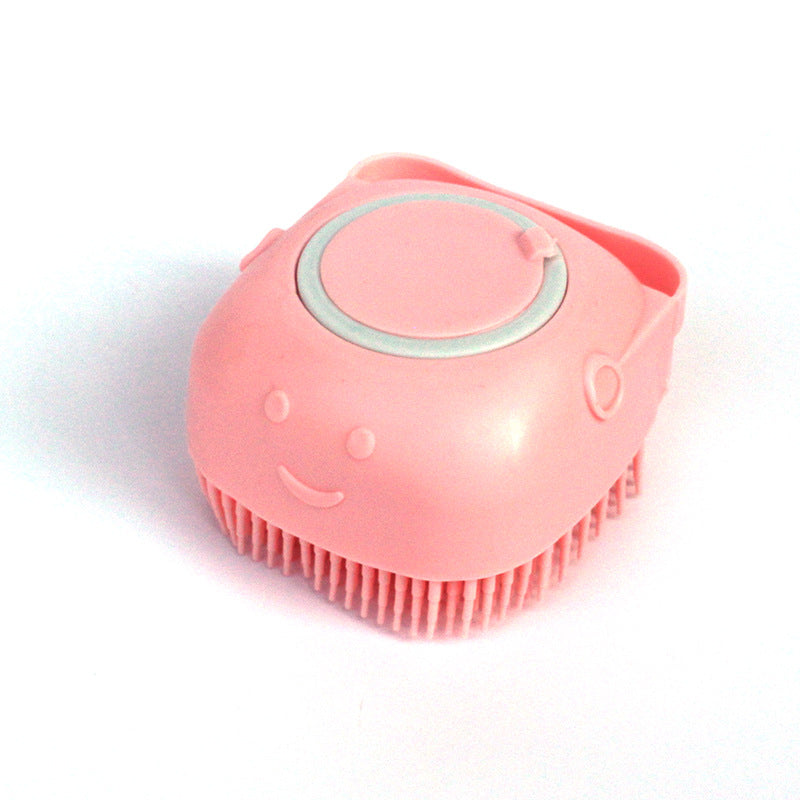 Shampoo Dispensing Dog Wash Brush