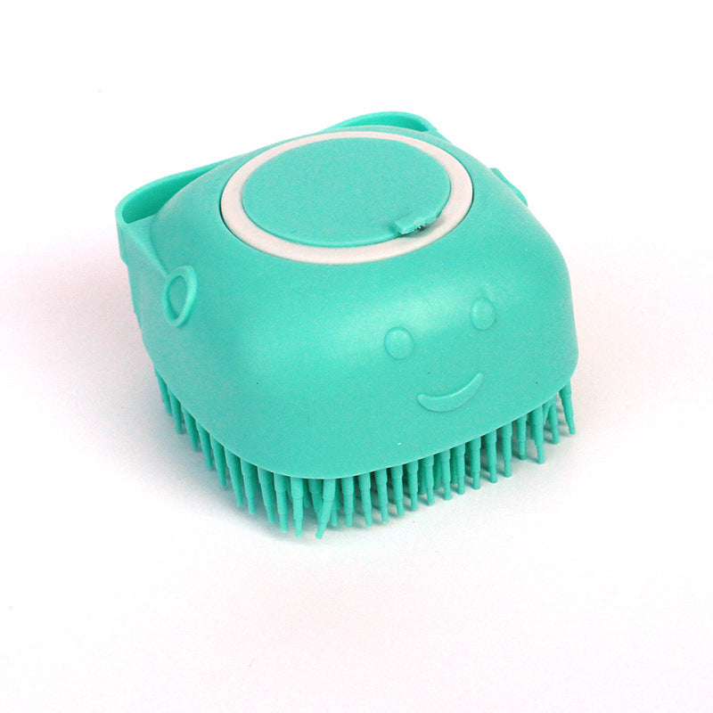 Shampoo Dispensing Dog Wash Brush