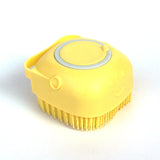 Shampoo Dispensing Dog Wash Brush
