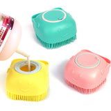Shampoo Dispensing Dog Wash Brush